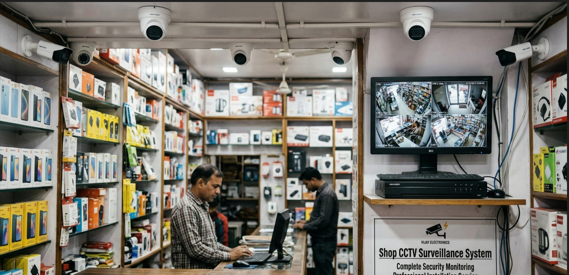 Shop CCTV Monitoring System
